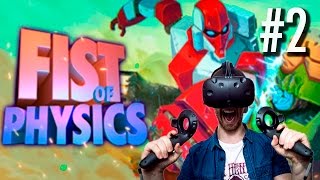 HUGE VR MECHS FIGHT  Fist of Physics 2  HTC Vive Gameplay [upl. by Aimar267]