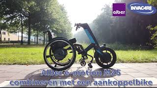 Alber e motion M25 combineren met een aankoppelbike [upl. by Rebah]