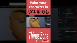 Paint your characters easy and free in Sculpt Gl Pinta tus personajes fácil y gratis en Sculpt Gl [upl. by Lewls]