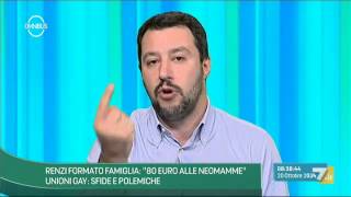 Omnibus  Manovra Salvini Il mondo corre noi siamo fermi [upl. by Mckay]