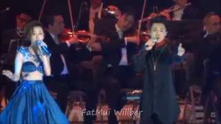 20140912 迪士尼90周年音樂會 張敬軒 泳兒 《A Whole New World》 [upl. by Sirtaeb]