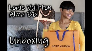 Louis Vuitton Alma BB Monogram Unboxing and Reveal [upl. by Thaine]