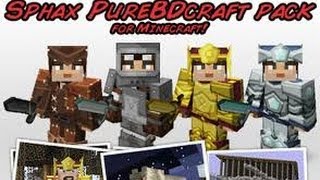 Minecraft 152Texture PackSphax PurebdCraft Tutorial ESPAÑOL [upl. by Oscar]