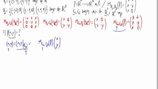 Expresión analítica de una aplicación lineal [upl. by Htiduy321]