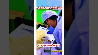 Bsc Nursing Students life 😱😱 how to insert catheter youtubeshorts trendingshorts shorts video [upl. by Eilloh]