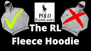 How to spot a fake Ralph Lauren Fleece Hoodie  Real vs Fake  Mens Hoodie [upl. by Ellak]