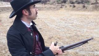 Eric with his Springfield Trapdoor 4570 Model 1873 [upl. by Lipinski]