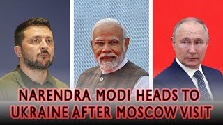 Narendra Modi Heads to Ukraine After Moscow Visit  ZINFO NEWS [upl. by Filmer]