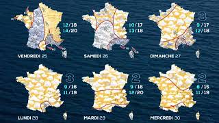 Météo France pour le 24 jusquau 30 octobre 2024 [upl. by Danelle]