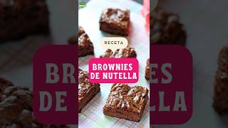 Receta de Brownies de Nutella [upl. by Stevenson]