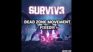 SURV1V3 uno dei migliori zombie shooter fixare i problemi di movimento ossia zona morta in PCVR [upl. by Anilorac759]