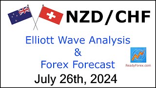 NZD CHF Elliott Wave Analysis  Forex Forecast  July 26 2024  NZDCHF Analysis Today [upl. by Greenland897]