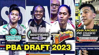 PBA DRAFT 2023  KYT JIMENEZ Kinuha ng SMB  RICCI RIVERO sa Phoenix  AMORES Second Chance [upl. by Nal271]