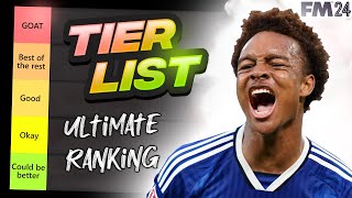 The ULTIMATE FM24 Wonderkid Tier List  Football Manager 2024 Wonderkids [upl. by Erinna929]