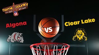 Algona vs Clear Lake High School Basketball [upl. by Hetti]