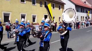 Festumzug 60 Jahre Fanfarenzug Fränkische Herolde Neubrunn Frankenpokal am 10Mai 2015 [upl. by Winthorpe]