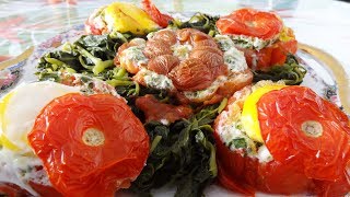 Des tomates farcies aux œufs [upl. by Funk]