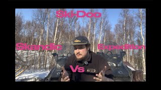 2023 SkiDoo Skandic vs Expedition [upl. by Amsab]