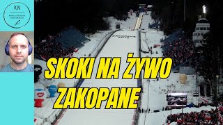 Skoki narciarskie na żywo Zakopane 20232024  kwalifikacje skokinarciarskie [upl. by Oisorbma]