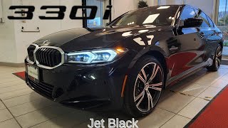 NEW ARRIVAL 2023 BMW 330i xDrive Jet Black Tacora Red [upl. by Enattirb428]