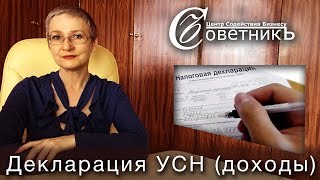 Как заполнить декларацию по УСН с объектом «Доходы минус расходы» [upl. by Ynnij]