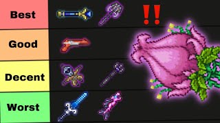 These 7 Magic Weapons are the best  Plantera NoHit SpeedKill as Mage in Master Mode [upl. by Suciram]