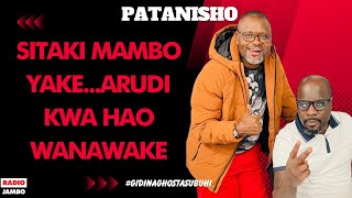 PATANISHO  SITAKI MAMBO YAKEARUDI KWA HAO WANAWAKE [upl. by Cogan]