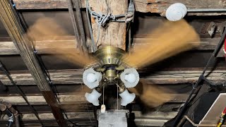 Bahama Ceiling Fan 52” No Commentary [upl. by Aititel]