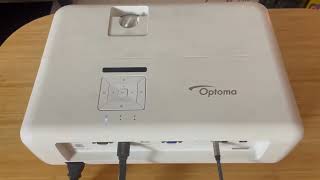 Optoma EH412 1080P HDR DLP Professional Projector Review Crystal clear picture very user friendly [upl. by Maharba682]