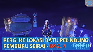 Pergi Ke Lokasi Batu Pelindung  Quest Pemburu Badai Seirai Bagian 4  Genshin Impact Indonesia [upl. by Apthorp960]