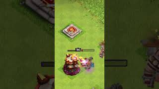 TTRPG Barbarian King Attack😳Clash of clans🤯shorts coc clashofclans [upl. by Farnsworth248]