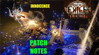 Path of Exile 321 quotVaal Absolution Vaal Animate Weaponquot  TLDR Crucible Patch Notes  1155 [upl. by Ovida]