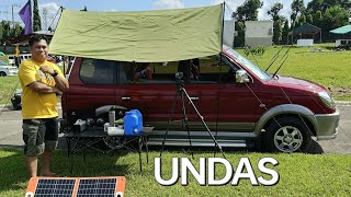 CAMPING GEARS amp SUV TARP SETUP  MOTO DMACZ [upl. by Roanne]