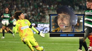 MEMO OCHOA vs SPORTING le meten 3 REACCION [upl. by Opalina]