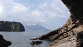 From within the Cave  Il Postino Beach Procida Italy [upl. by Rehtul696]