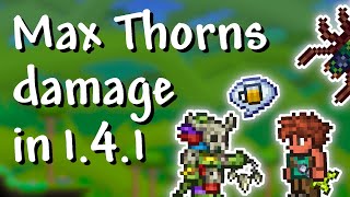 Terraria  141 Maximum Thorns damage a touch is all it takes [upl. by Hallette887]