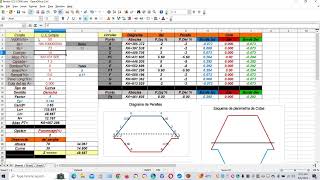 Peralte y Cotas en curva circular simple en Excel [upl. by Farl514]