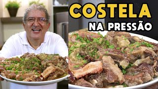 Como Fazer Costela na Pressão  Tv Churrasco [upl. by Oninrutas86]