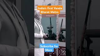 Indias First Vande Bharat Metro [upl. by Ellersick]