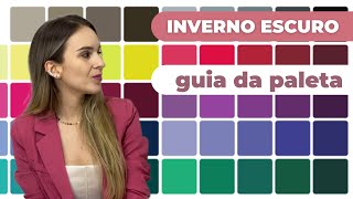 Coloração pessoal paleta INVERNO ESCURO como usar make acessórios cabelo etc [upl. by Ellehcor965]