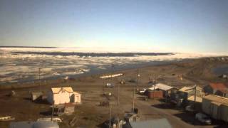 UAF Barrow Sea Ice webcam 2013 6 20 1 day animation [upl. by Shoshana589]