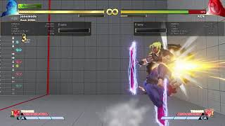 SFV  Urien dash back aegis setup [upl. by Nere]