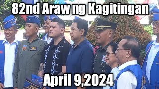 82nd Araw ng Kagitingan April 92024 Freedom Park C Bangoy StDavao City Philippines [upl. by Leonerd]