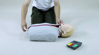 AED Trainer XFT Compact AED Training Kit CPR Equipment Training Device XFT120NGREY [upl. by Oikim]