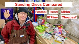 Festool  Trend  Mirka  Cheap  Cheapest Sanding Discs Compared😀 [upl. by Targett]