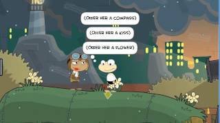 Poptropica Back Lot Island Acting FillintheDialogue Game Soundstage 2 [upl. by Asirahc]