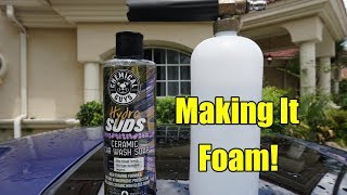 Chemical Guys Hydro Suds Foam Test 2019 Will it Foam [upl. by Gardell]