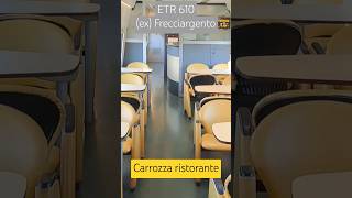 Carrozza ristorante ETR 610 ExFrecciargento trainspotting eurocity [upl. by Southworth]