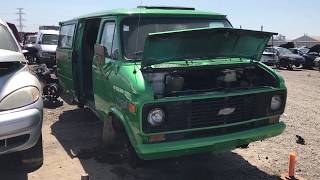 Old Chevy Shaggin Wagon at the Junk Yard [upl. by Davena366]