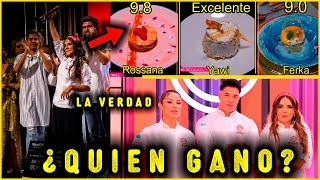 ¿Quién GANO MASTERCHEF de VERDAD ¿Yawi o Rossana La verdad de la final Celebrity 2024 [upl. by Morgen]